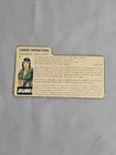 Vintage Hasbro GI Joe  1987 Lady Jane File Card