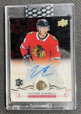 2018-19 UPPER DECK CLEAR CUT VICTOR EJDSELL  UD EXCLUSIVES ROOKIE AUTO #ed 10/65