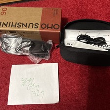 Oho Sunshine Smart Glasses 5.2 Wireless Elite Model Case Cloth New Black 06