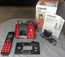 Vtech Cordless Phone System CS6519 Handset W/Base  Power Adapter