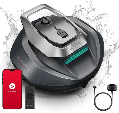 Poolroboter Kabellos Poolsauger Akku Poolreiniger Pool Cleaner 90Min Ultenic