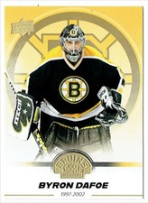 2023-24 UPPER DECK BOSTON BRUINS CENTENNIAL SPECTRUM GOLD BYRON DAFOE #12