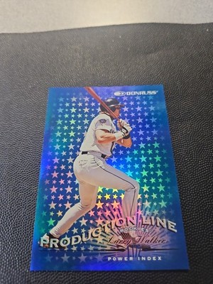 1998 Donruss #17 Larry Walker Production Line Power Index #/1172