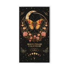 Pocket Calendar 2026-2027, Moon Phrase Purse Planner - 3.7" x 6.7" - Run...