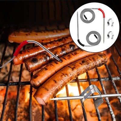 Schwerlast 2er Pack Fleischsonden Set für Weber Grills mit präzisen Messungen