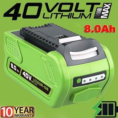 DE 40 Volt 8.0Ah Für Greenworks 40V Akku G-MAX 29462 29472 29252 Li-Ion Batterie