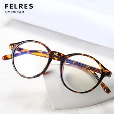 TR90 Anti Blue Light Round Eyeglasses Men Women Classic Leisure Glasses Frames