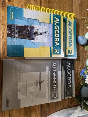 ABEKA Algebra 2 Textbook, Solution Key, Student Quizzes/Tests, Teacher Test Key