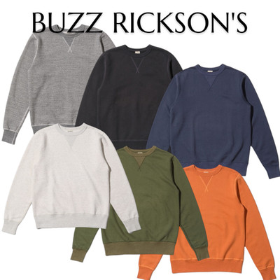 BUZZ RICKSON'S Lot No. BR65622 SET-IN CREW NECK SWEAT SHIRT Japan NEU