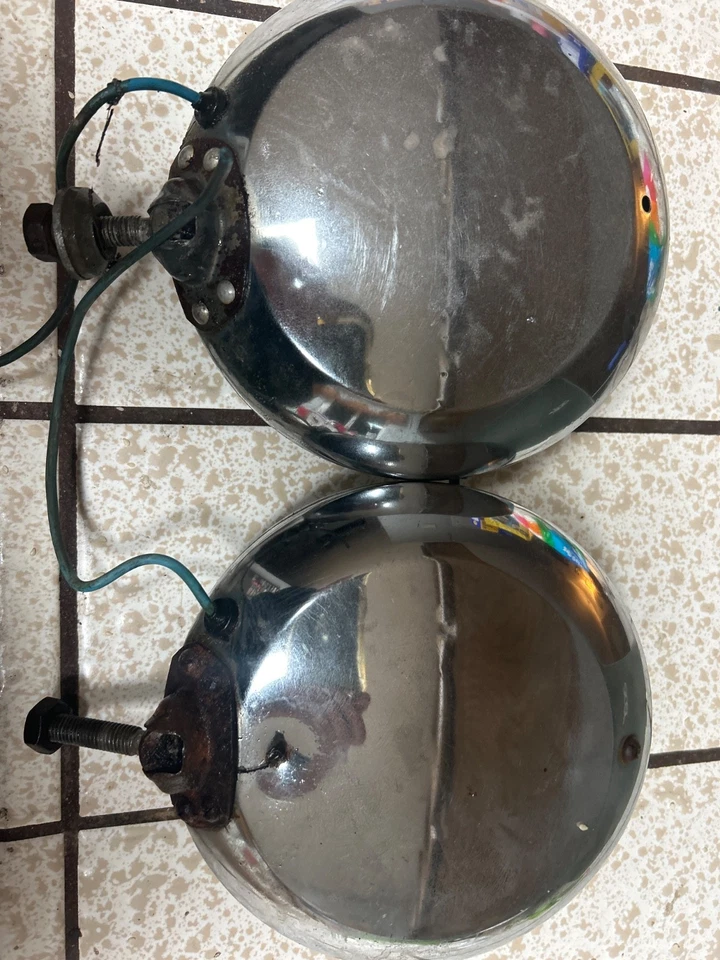 Vintage S.E.V Marchal 889 Driving Fog Lights Pair - Image 3 of 3