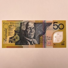 1995 (R516a) $50 Fifty Dollar Banknote - Uncirculated - Fraser / Evans Australia