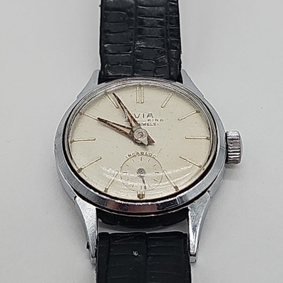 Vintage AVIA King 17 Jewel Incabloc MANUAL Winding Wrist Watch -Read Description
