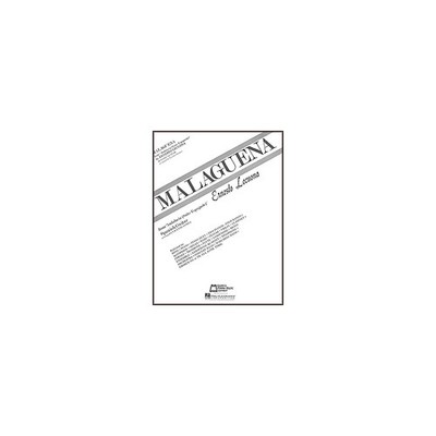 Edward B. Marks Music Co Lecuona Malaguena Sheet Music For Classical Guitar Book