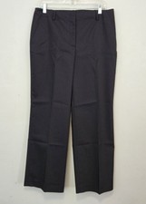 Talbots Petites NWT Heritage Wide Leg Black Trousers Size 12P