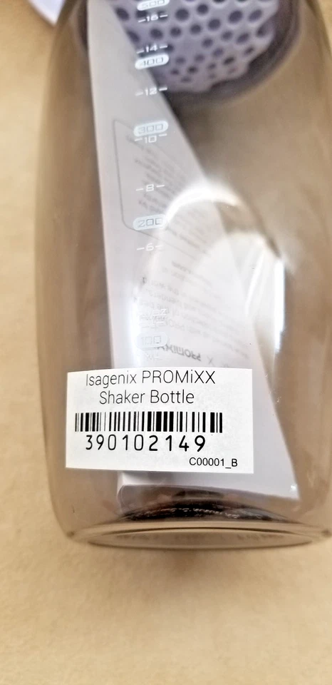 NEW Isagenix PROMiXX Shaker Bottle Cup 24 oz Clear Sealed Protein Shake Mixer - Image 2 of 4