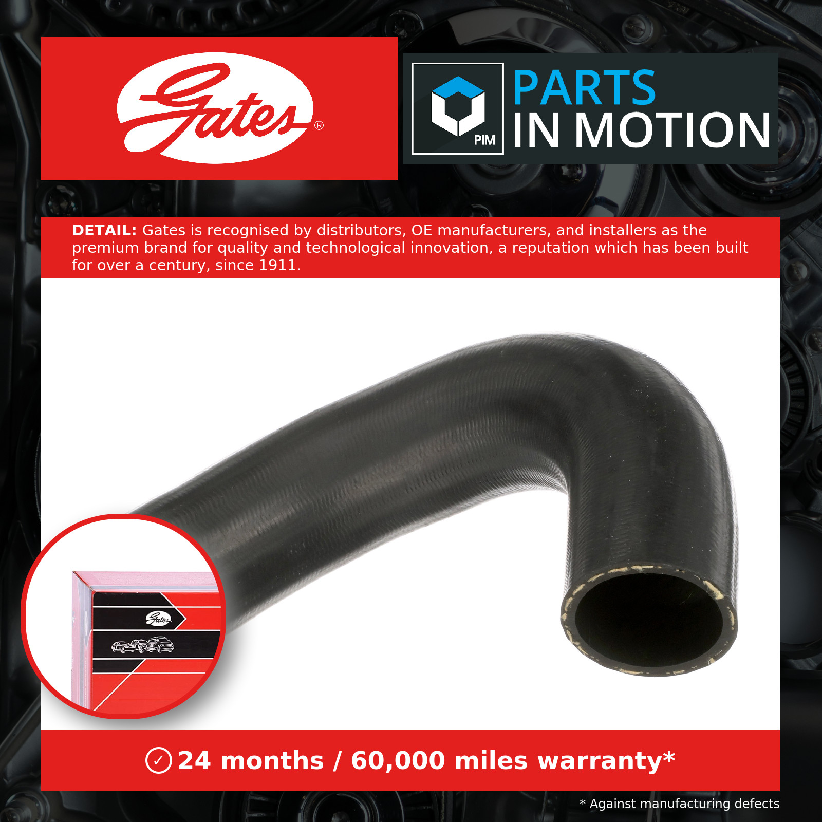GATES 09-1546 Charger Air Hose for TOYOTA - Image 5