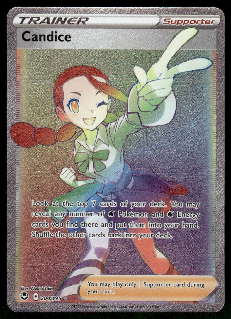 Candice 2022 Sword & Shield: Silver Tempest #204/195 Holo (Secret