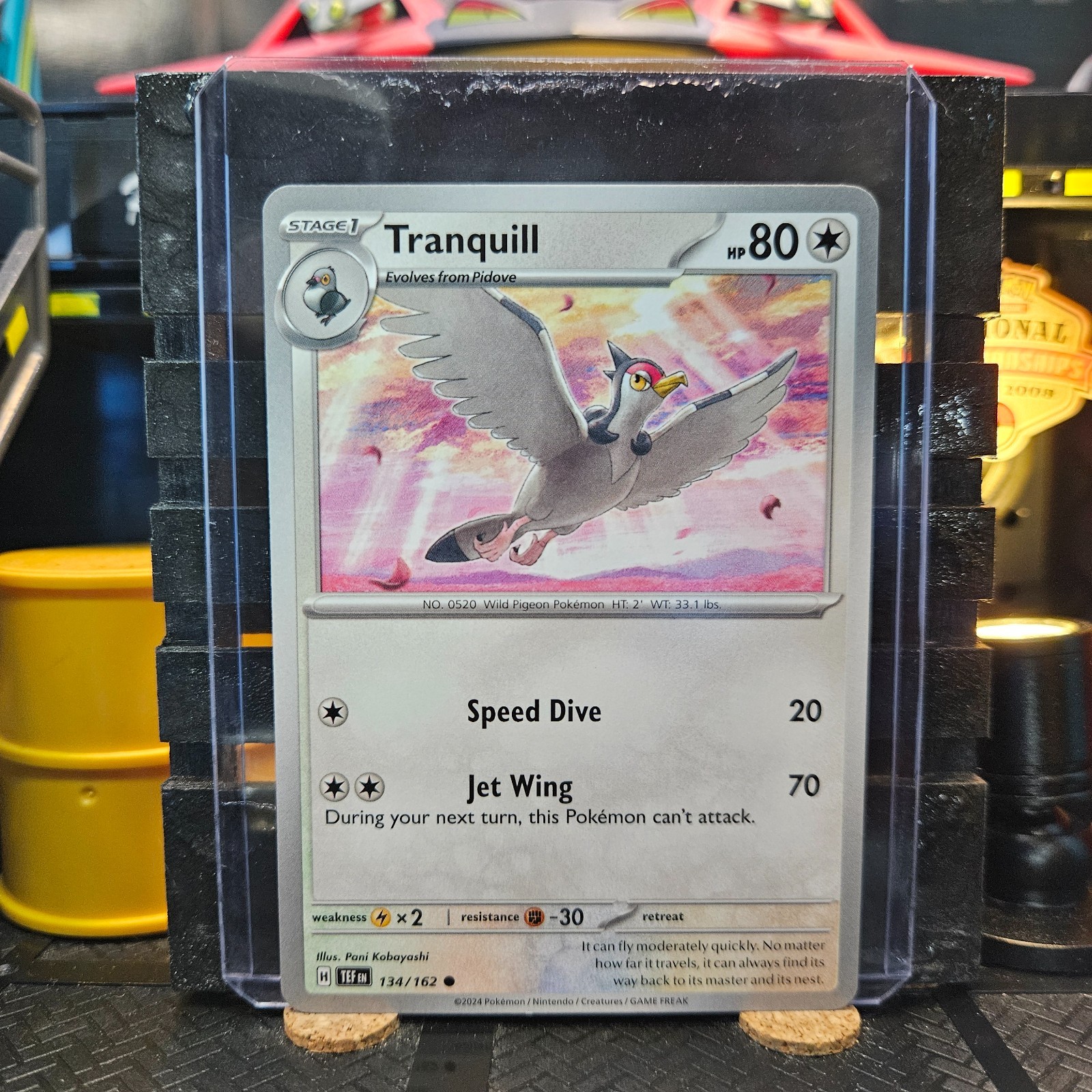 Tranquill Temporal Forces Pokémon TCG 134/162 Scarlet & Violet SV05 Common