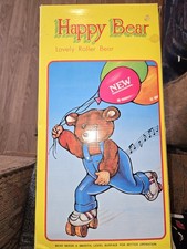 Happy Bear Lovely Roller Bear New In Box Great Condition Rare Vintage