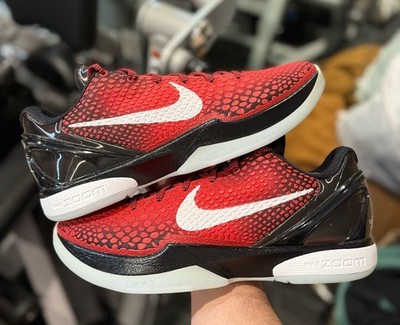 NIKE KOBE 6 PROTRO CHALLENGE (RED & BLACK) - SIZE 46.0 - GEBRAUCHT OHNE KARTON