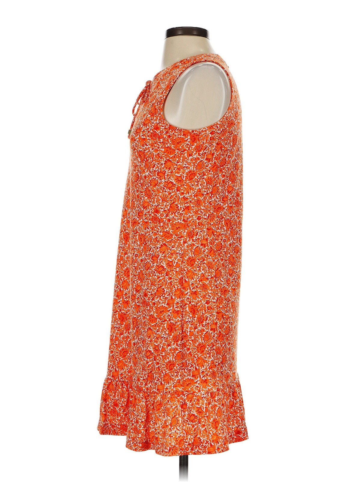 MICHAEL Michael Kors Women Orange Casual Dress XS thumbnail 4