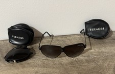 Ferrari Vintage Foldable Sunglasses 70s-80s with Black Zip Case