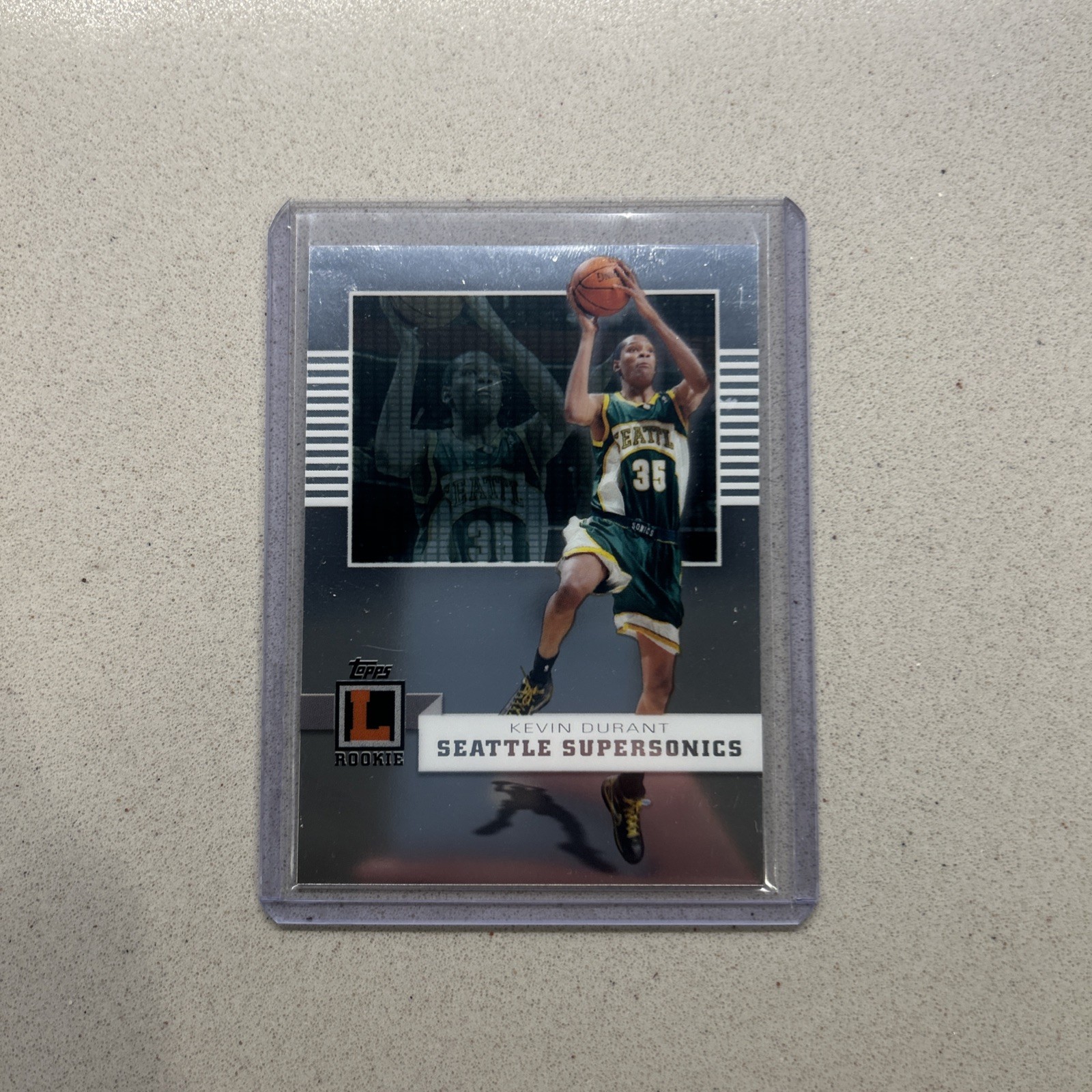 2007-08 Topps Letterman #56 KEVIN DURANT Rookie Card /599 Seattle Supersonics RC