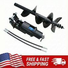 New 2025 Model 200mm Auger Drill 30mm Pin for 1.8T Mini Excavator, Free Shipping