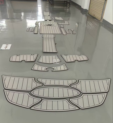 2008 Nautique Super Air 230 Swim Platform Cockpit Boat EVA Foam Teak Floor Pad