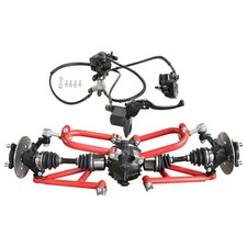 ATV Swing Arm Kit CV Axle Differential Gearbox 4WD Front Drive Go Kart Quad