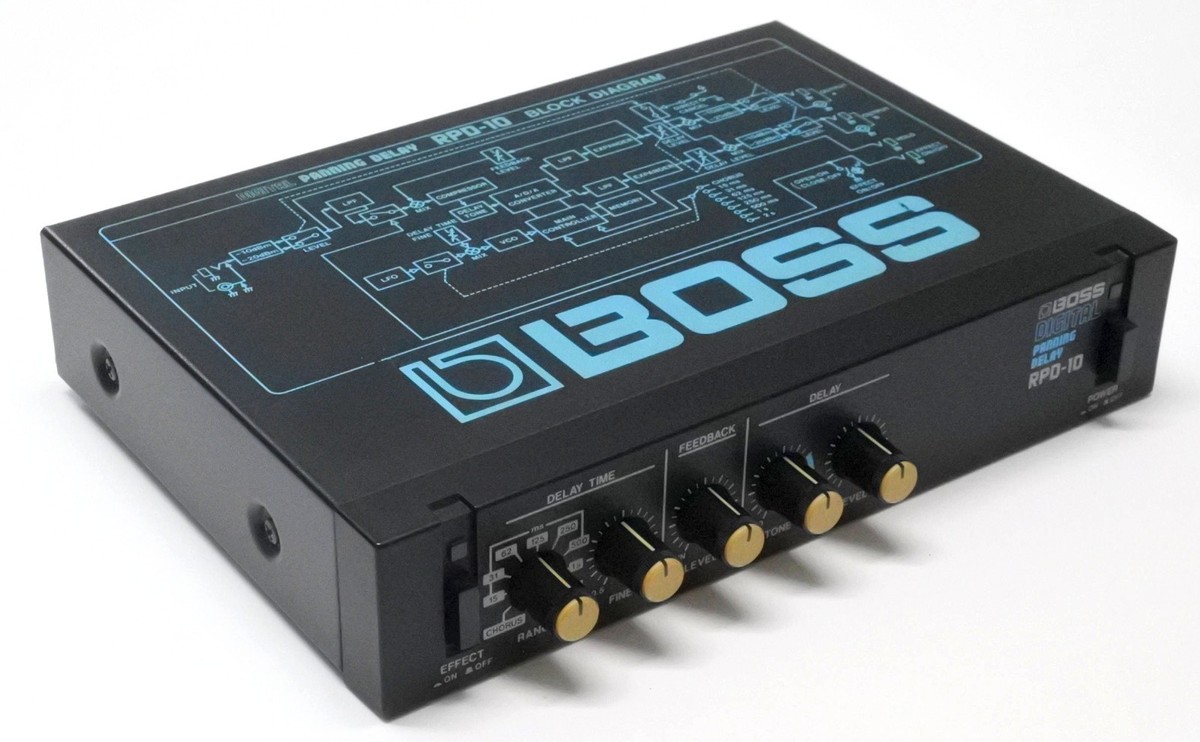 BOSS RPD-10 Panning Delay Micro Rack Guitar Effects Unit MIJ