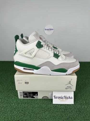 Size 9 - Jordan 4 Retro SP x Nike SB Mid Pine Green - Light Use