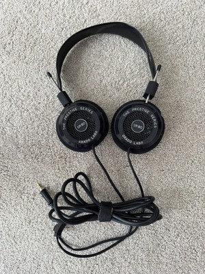 Grado Labs Prestige Series SR80 Wired Headphones - Black - Never Used - Tested