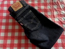 Levi Strauss  Co. Dark Blue Kids Jeans Size 7x Regular Slim Fit