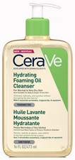 Cerave Hydrating Foaming Oil Cleanser for Normal to Dry Skin Face Wash 473ml