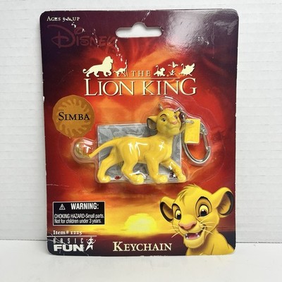 Basic Fun Lion King Simba Clip Keychain Item # 1225 NIB
