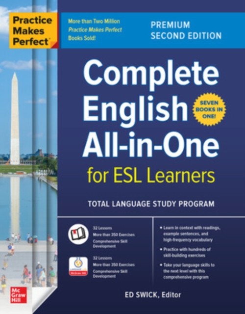 Practice Makes Perfect: Complete English All-in-One for ESL Learners, Premium