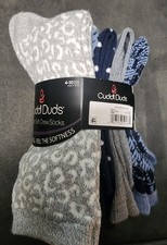 NIP Cuddl Duds Women's Super Soft Crew Socks Plushfill Comfort Socks 6 SZ 4-10