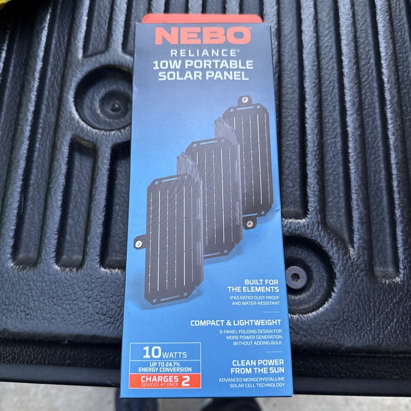NEBO Reliance 10W Solar Panel
