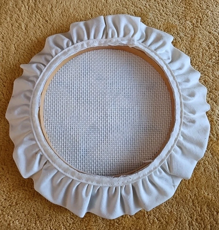 Applique Hoop Art 6" Vintage Cottagecore Shabby Chic Finished - Image 4 of 4