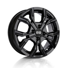 CERCHIO IN LEGA PER PEUGEOT 208 7,5J17" 4X108 35 65,10 ELITE WHEELS VIGOR BLACK