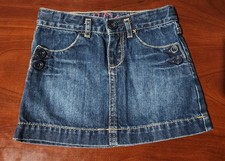 Baby Gap Girls Denim Mini Skirt Blue Size 5 Years Adjustable Waist