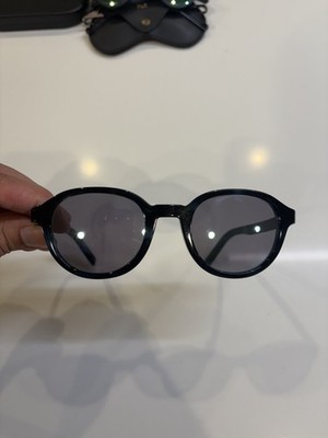 Berluti Eclipse Acetate Sunglasses BL40024U 92C Navy Blue Italy