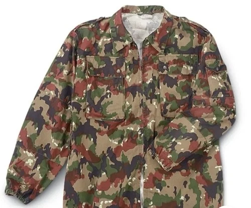 M83 Swiss Alpenflage Field Jacket Unissued/NOS Condition Size Large - product listing photo
