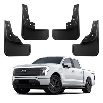 4 Pack Truck Mud Flaps Fit for F150 Lightning 2022 25 Front & Rear Mud Splash Gu