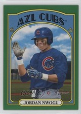 2021 Topps Heritage Minor League Edition Green Border 72/75 Jordan Nwogu #54 0o1