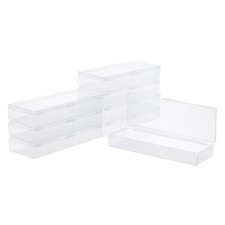 1set 12pcs Plastic Rectangle Storage boxes Bead Storage Containers