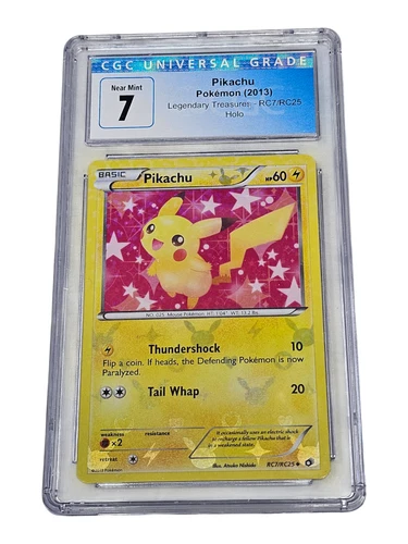 Pikachu RC7/RC25 Legendary Treasures Holo CGC 7 Near Mint 8130