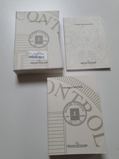 GENUINE JAEGER-LE COULTRE MASTER CONTROL INSTRUCTION & GAURANTEE FOLDER SET 