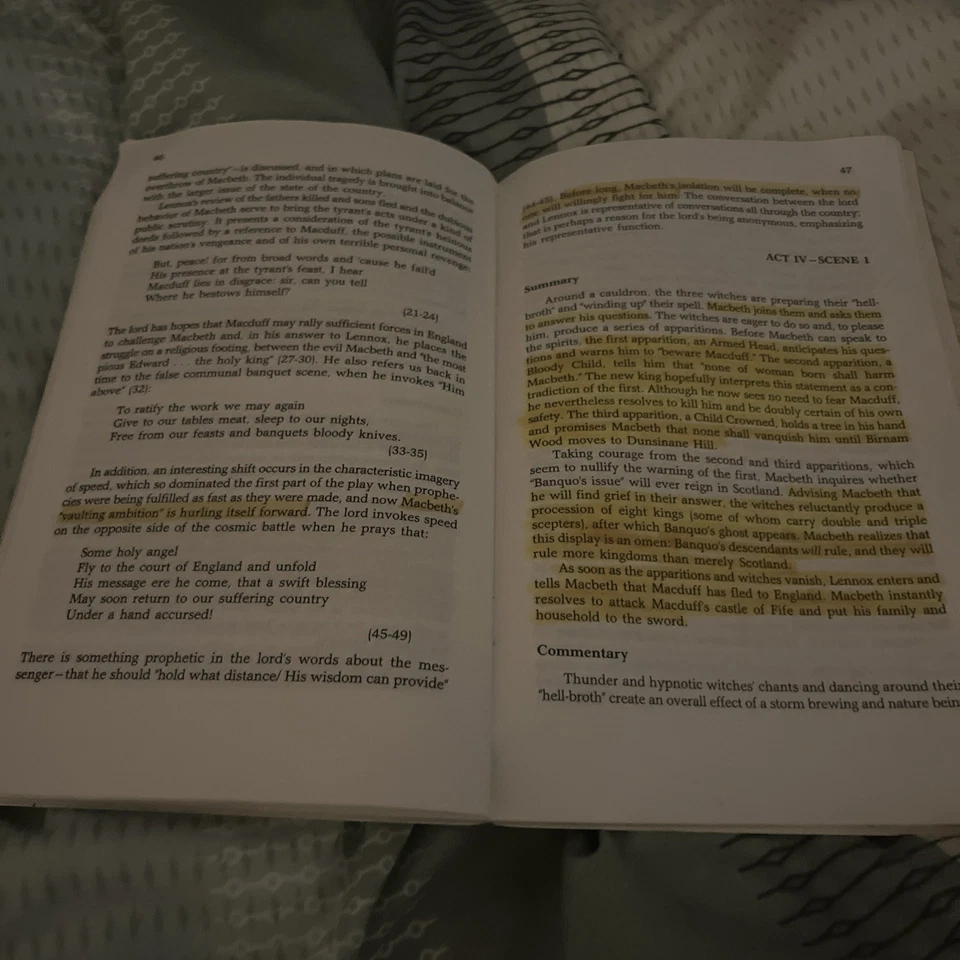 Macbeth by Cliffs Notes Staff (1960, Trade Paperback) - Image 3 of 3